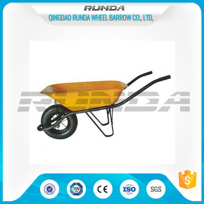 China Metal Bracket Heavy Duty Wheelbarrow , Lightweight Garden Cart OEM Avaliable supplier